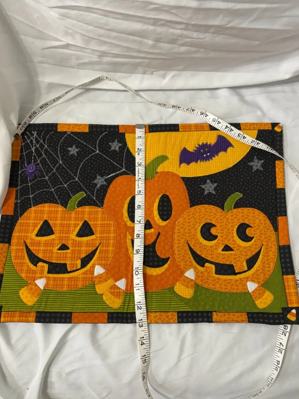 🎃 Kohl's Halloween Quilted Patchwork Placemats - Set of 4 🎃